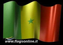 drapeau du sénégal